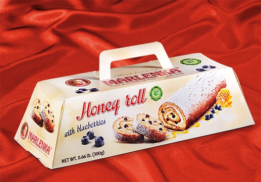 Marlenka Mézes Kakaós Tekercs Áfonyával